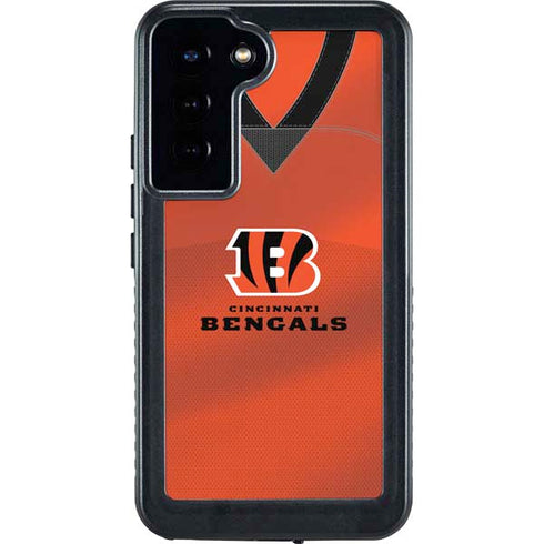 NFL Cincinnati Bengals Team Jersey Galaxy S23 Plus Waterproof Case