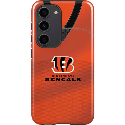 NFL Cincinnati Bengals Team Jersey Galaxy S23 Pro Case