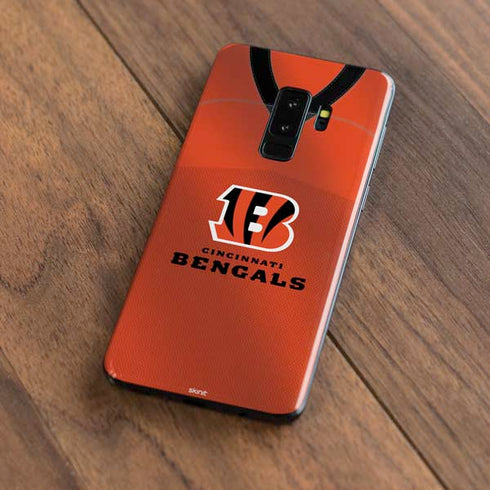NFL Cincinnati Bengals Team Jersey Galaxy S9 Plus Skin