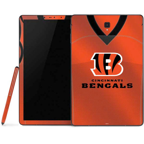 NFL Cincinnati Bengals Team Jersey Samsung Galaxy Tab Skin