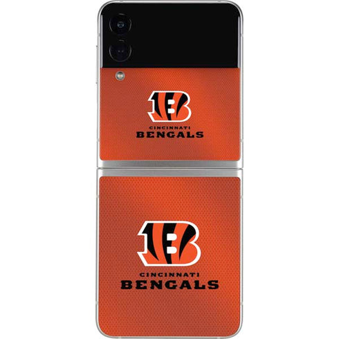 NFL Cincinnati Bengals Team Jersey Galaxy Z Flip3 5G Skin