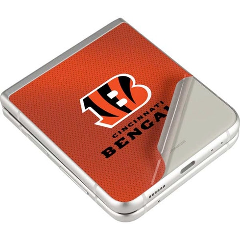NFL Cincinnati Bengals Team Jersey Galaxy Z Flip3 5G Skin
