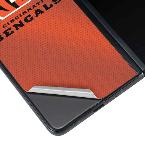 NFL Cincinnati Bengals Team Jersey Galaxy Z Fold4 5G Skin