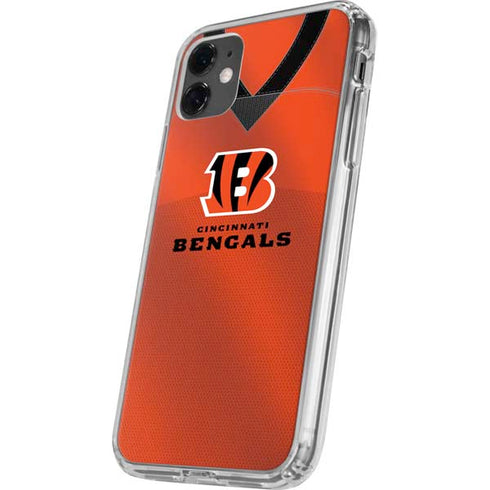 NFL Cincinnati Bengals Team Jersey iPhone 11 Clear Case