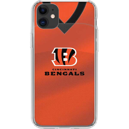 NFL Cincinnati Bengals Team Jersey iPhone 11 Clear Case
