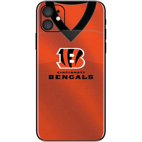 NFL Cincinnati Bengals Team Jersey iPhone 11 Skin