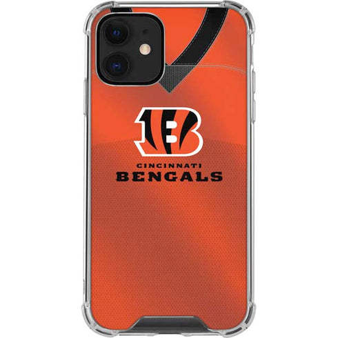 NFL Cincinnati Bengals Team Jersey iPhone 12 Clear Case
