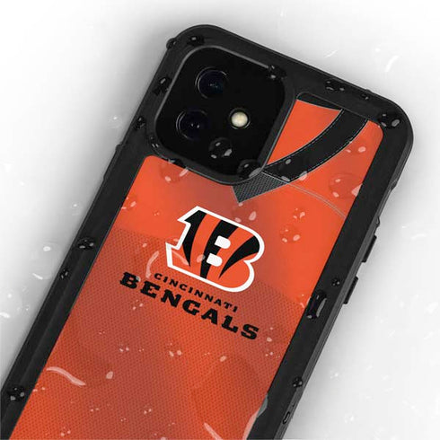 NFL Cincinnati Bengals Team Jersey iPhone 12 Mini Waterproof Case