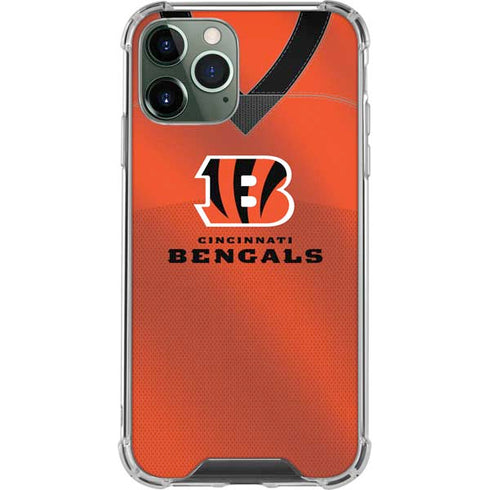 NFL Cincinnati Bengals Team Jersey iPhone 12 Pro Clear Case