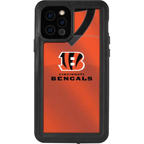 NFL Cincinnati Bengals Team Jersey iPhone 12 Pro Waterproof Case