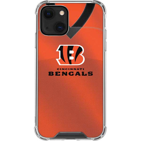 NFL Cincinnati Bengals Team Jersey iPhone 14 Clear Case