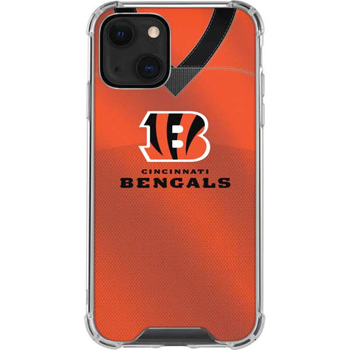 NFL Cincinnati Bengals Team Jersey iPhone 15 Plus Clear Case