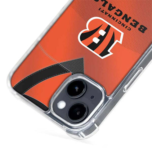 NFL Cincinnati Bengals Team Jersey iPhone 15 Plus MagSafe Case