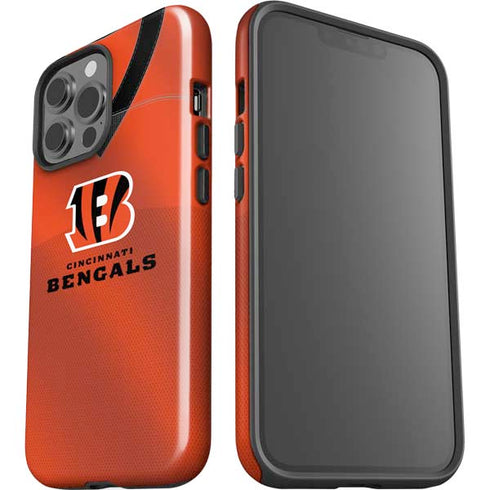 NFL Cincinnati Bengals Team Jersey iPhone 15 Pro Max Impact Case