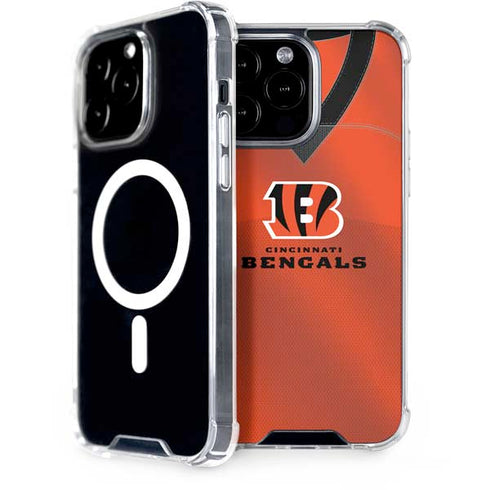 NFL Cincinnati Bengals Team Jersey iPhone 15 Pro Max MagSafe Case