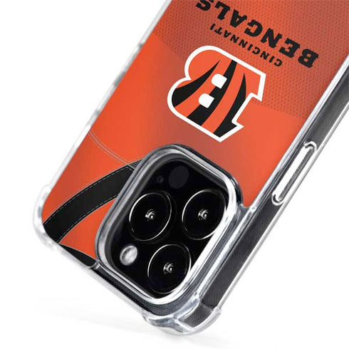 NFL Cincinnati Bengals Team Jersey iPhone 15 Pro Max MagSafe Case