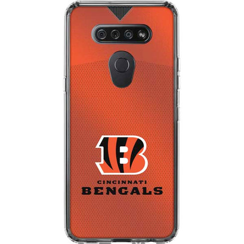 NFL Cincinnati Bengals Team Jersey LG K51/Q51 Clear Case