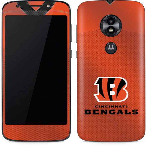 NFL Cincinnati Bengals Team Jersey Moto E5 Play Skin