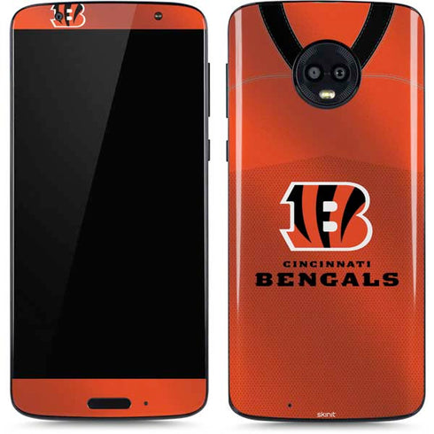 NFL Cincinnati Bengals Team Jersey Moto G6 Skin