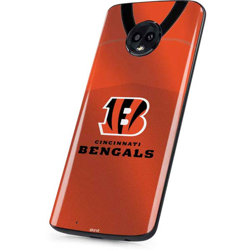 NFL Cincinnati Bengals Team Jersey Moto G6 Skin