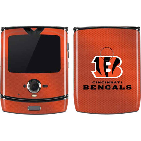 NFL Cincinnati Bengals Team Jersey Motorola RAZR Skin