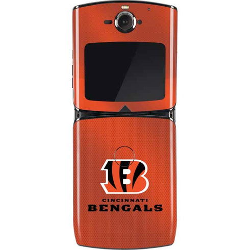NFL Cincinnati Bengals Team Jersey Motorola RAZR Skin