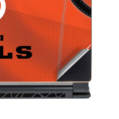 NFL Cincinnati Bengals Team Jersey MSI GS65 Stealth Laptop Skin