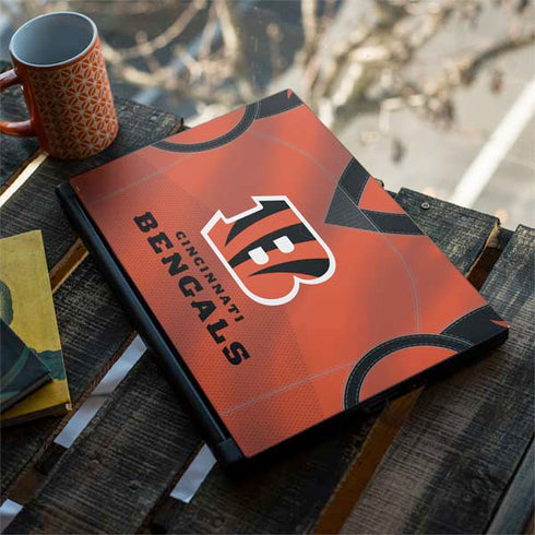 NFL Cincinnati Bengals Team Jersey MSI GS65 Stealth Laptop Skin