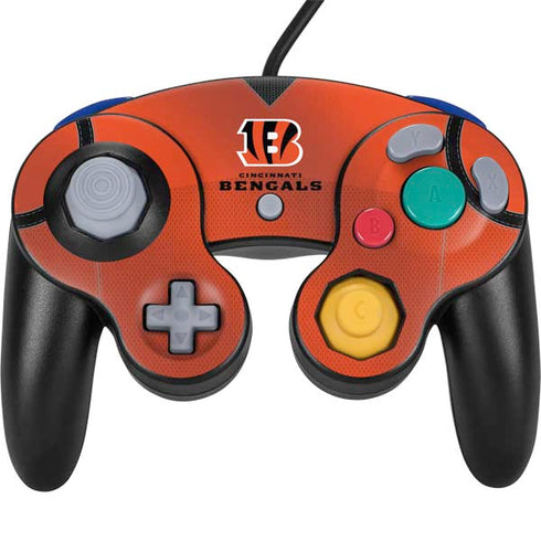 NFL Cincinnati Bengals Team Jersey Nintendo GameCube Controller Skin