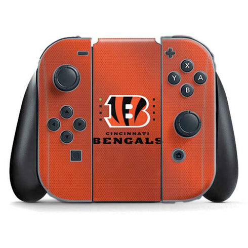 NFL Cincinnati Bengals Team Jersey Nintendo Switch (2017-2021) Joy-Con Controller Skin