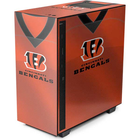 NFL Cincinnati Bengals Team Jersey NZXT H510 Compact ATX Mid-Tower Case Skin