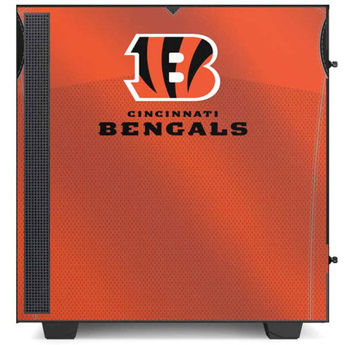 NFL Cincinnati Bengals Team Jersey NZXT H510 Compact ATX Mid-Tower Case Skin