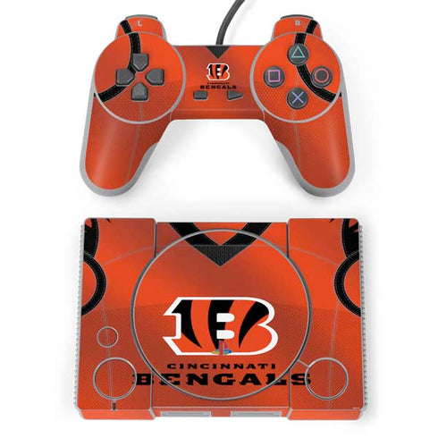 NFL Cincinnati Bengals Team Jersey PlayStation Classic Bundle Skin