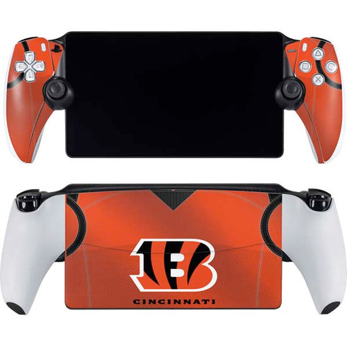NFL Cincinnati Bengals Team Jersey PlayStation Portal Remote Player Skin