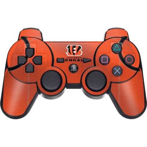 NFL Cincinnati Bengals Team Jersey PS3 Dual Shock wireless controller Skin