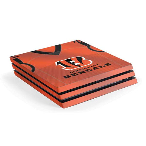 NFL Cincinnati Bengals Team Jersey PS4 Pro Console Skin
