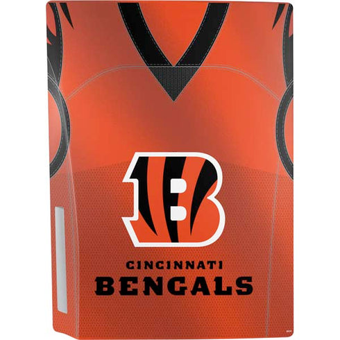 NFL Cincinnati Bengals Team Jersey PS5 Console Skin