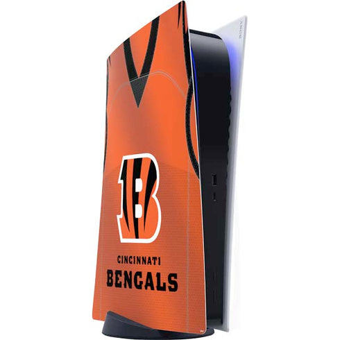 NFL Cincinnati Bengals Team Jersey PS5 Digital Edition Console Skin
