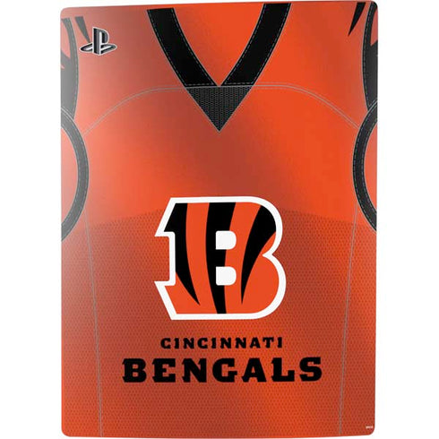 NFL Cincinnati Bengals Team Jersey PS5 Digital Edition Console Skin