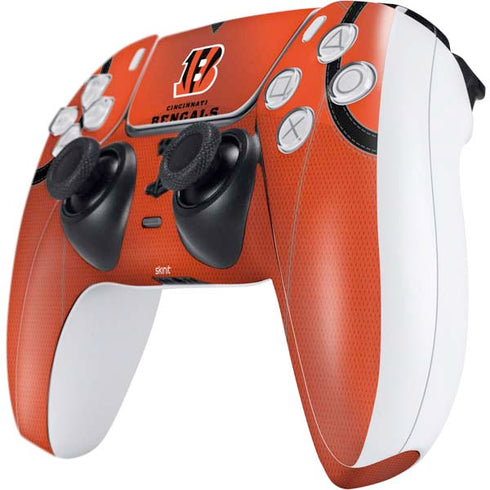 NFL Cincinnati Bengals Team Jersey PS5 Controller Skin