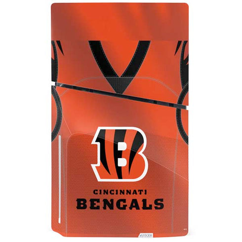 NFL Cincinnati Bengals Team Jersey PS5 Slim Disk Console Skin