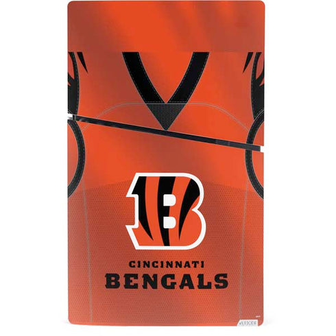 NFL Cincinnati Bengals Team Jersey PS5 Slim Digital Edition Bundle Skin