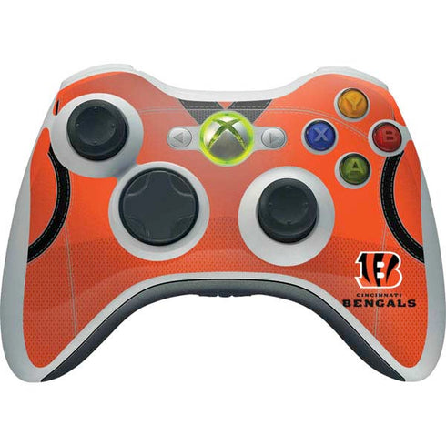 NFL Cincinnati Bengals Team Jersey Xbox 360 Wireless Controller Skin