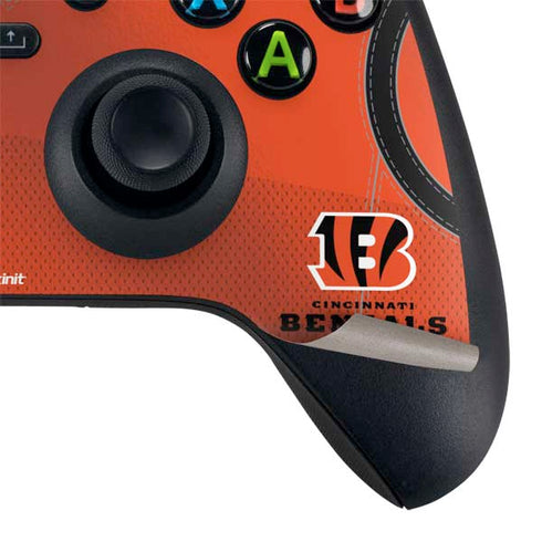 NFL Cincinnati Bengals Team Jersey Xbox Series X Controller Skin