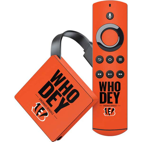 NFL Cincinnati Bengals Team Motto Amazon Fire TV Skin