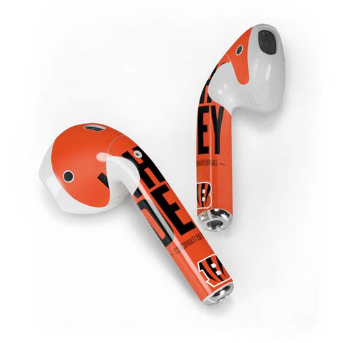 NFL Cincinnati Bengals Team Motto Apple AirPods Skin