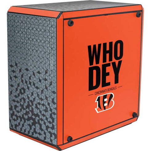 NFL Cincinnati Bengals Team Motto Cooler Master MasterBox Q300L Mini Tower Skin