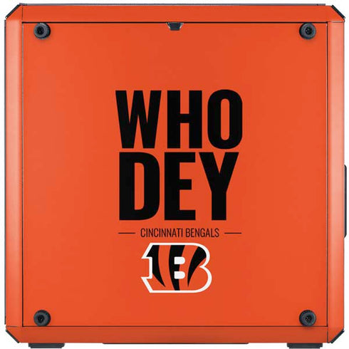 NFL Cincinnati Bengals Team Motto Cooler Master MasterBox Q300L Mini Tower Skin