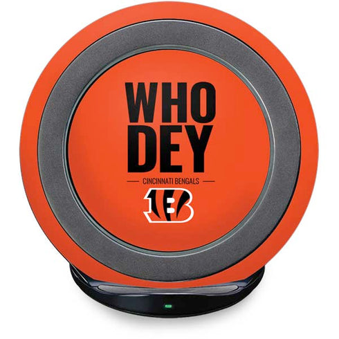 NFL Cincinnati Bengals Team Motto Fast Charge Wireless Charging Stand Skin