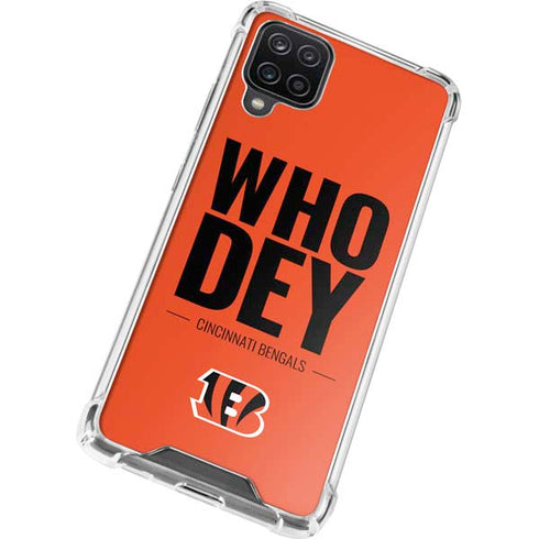 NFL Cincinnati Bengals Team Motto Galaxy A12 Clear Case